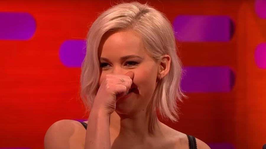 Jennifer Lawrence ao Graham Norton Show Jennifer Lawrence ao Graham Norton Show