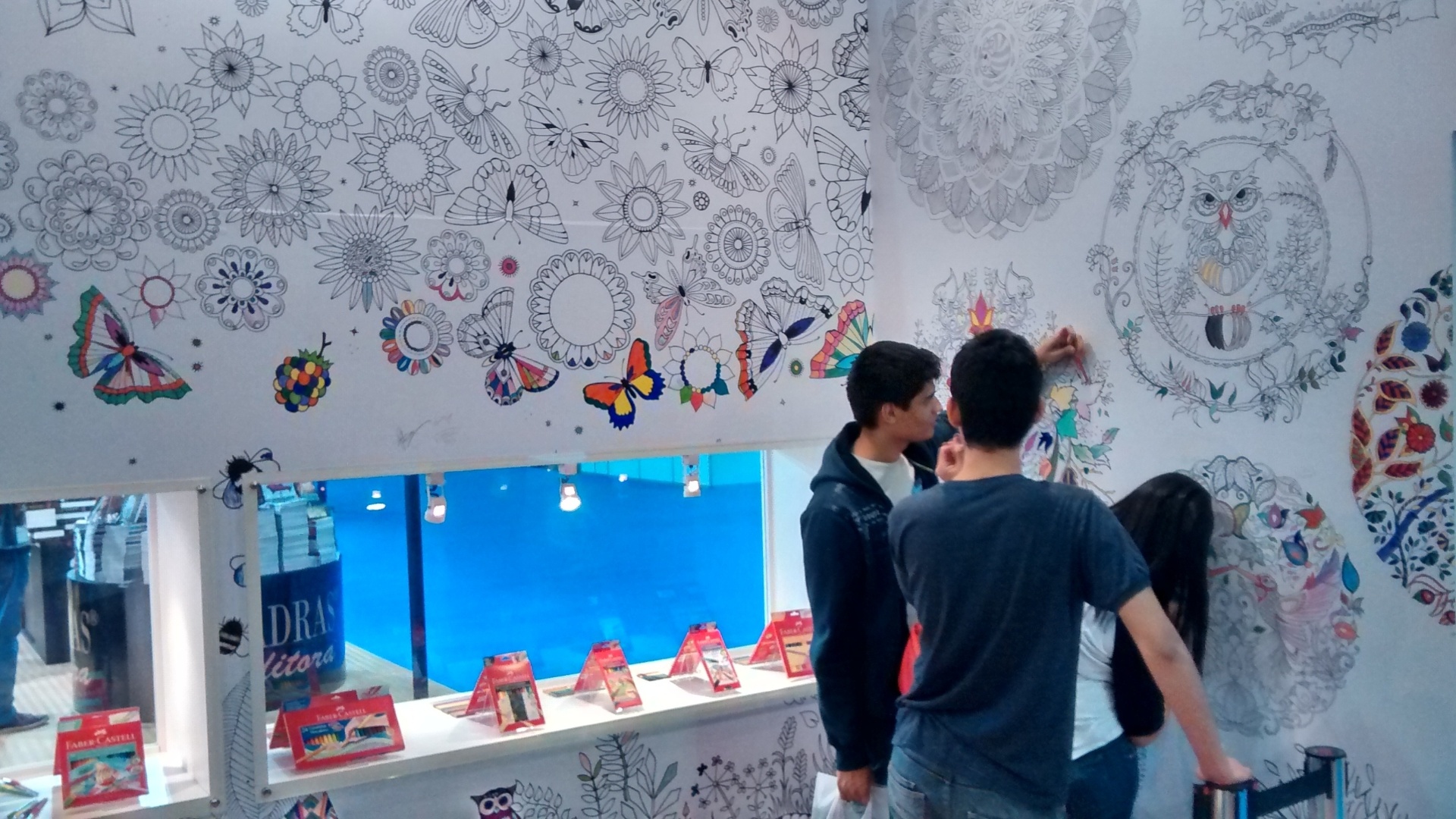 3.set.2015 - Livros de colorir ainda são destaque na 17ª edição da Bienal Internacional do Livro teve início nesta quinta (3) - Rodrigo Casarin/UOL