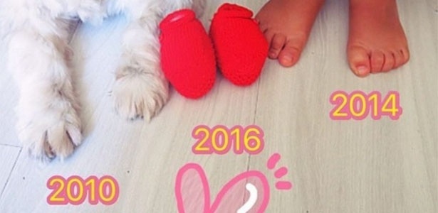 Bárbara Borges posta foto para revelar a gravidez do segundo filho - Reprodução/Instagram/bborges - Reprodução/Instagram/bborges