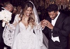 Vestido de noiva da cantora Ciara mistura estilo princesa com sensualidade - Reprodução/Instagram