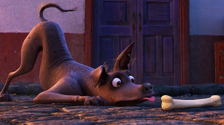 O cachorro Dante de "Viva - A Vida É Uma Festa" - Reprodução - Reprodução