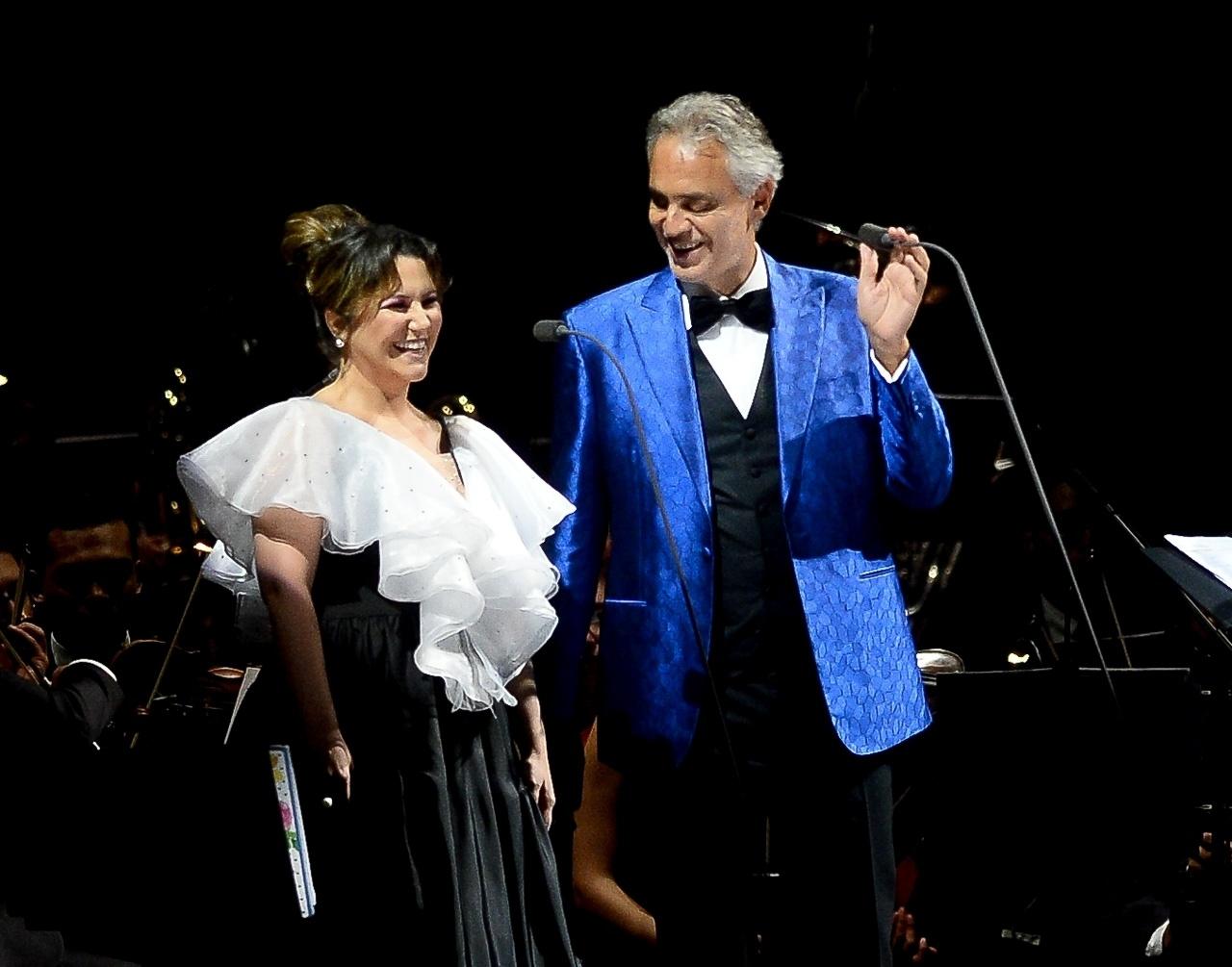 Maria Rita canta no show de Andrea Bocelli - Francisco Cepeda/Agnews