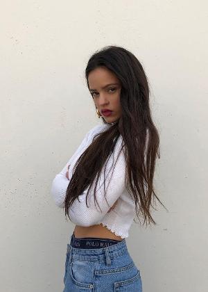Rosalía em foto do seu Instagram - Instagram/Reprodução - Instagram/Reprodução