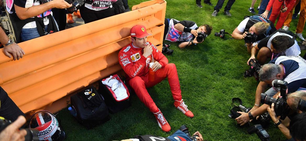Charles Leclerc, piloto da Ferrari na Fórmula 1 - Andrej ISAKOVIC / AFP