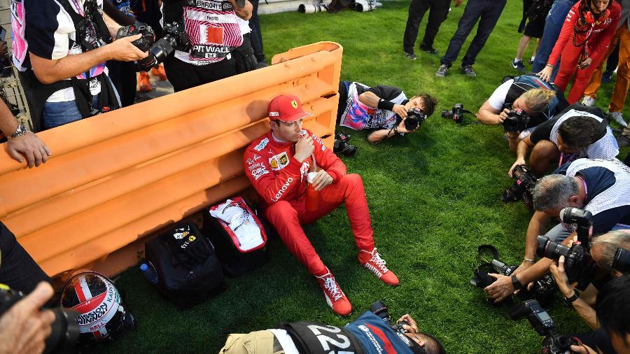 Charles Leclerc, piloto da Ferrari na Fórmula 1 - Andrej ISAKOVIC / AFP