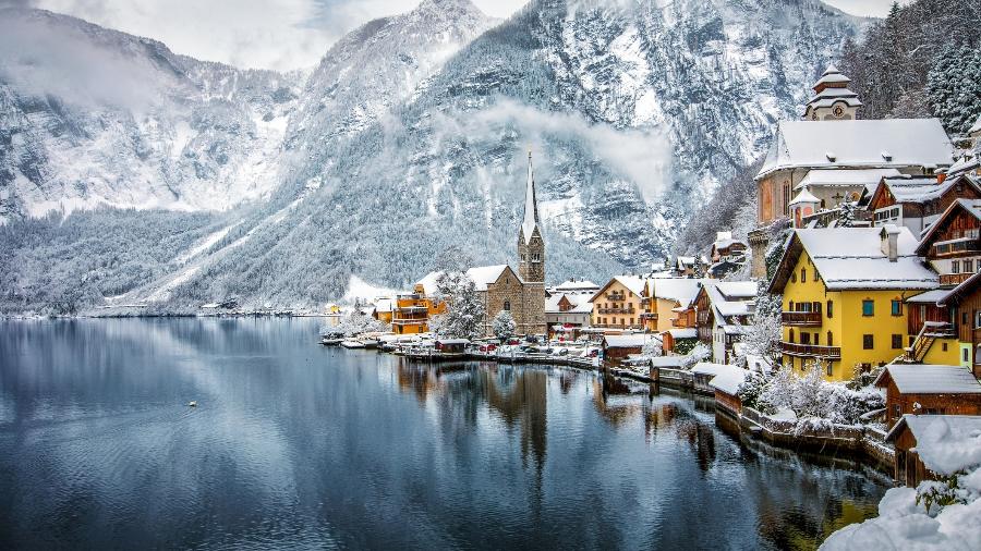 Hallstatt, na Áustria, ispirou a criação do rieno de Arendelle no filme "Frozen" - iStock