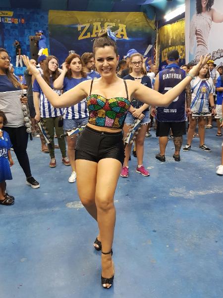 Tânia Oliveira, madrinha de bateria da Acadêmicos do Tucuruvi - Renato Cipriano/ Divulgação