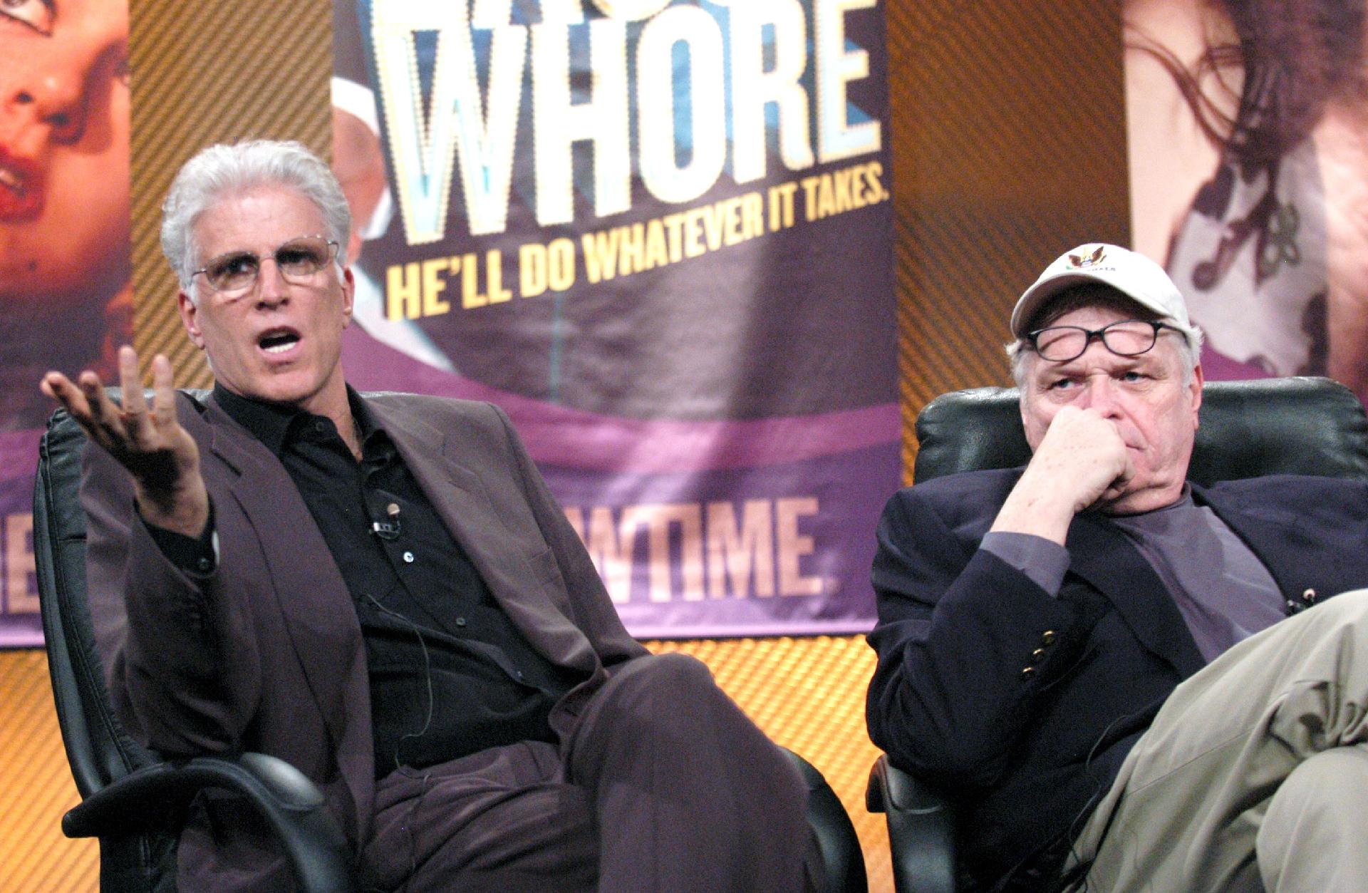 Ted Danson and Brian Dennehy of "Our Fathers" during Showtime TCA Day at Universal Hilton in Los Angeles, California, United States. (Photo by Jeff Kravitz/FilmMagic, Inc) - Jeff Kravitz/FilmMagic, Inc