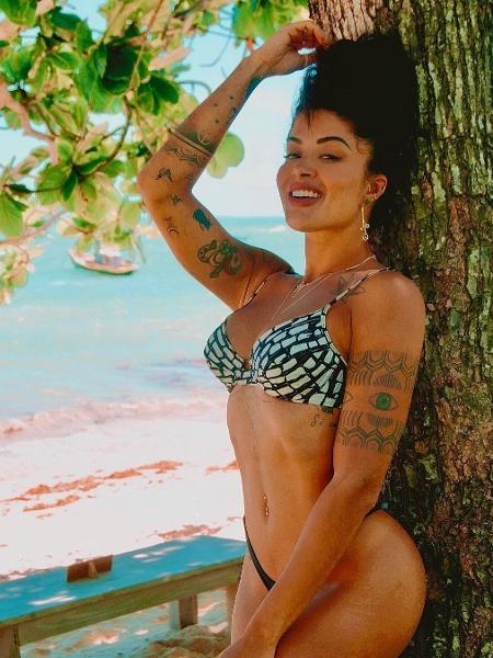 Aline Riscado passa férias em Caraíva, na Bahia - Reprodução/Instagram