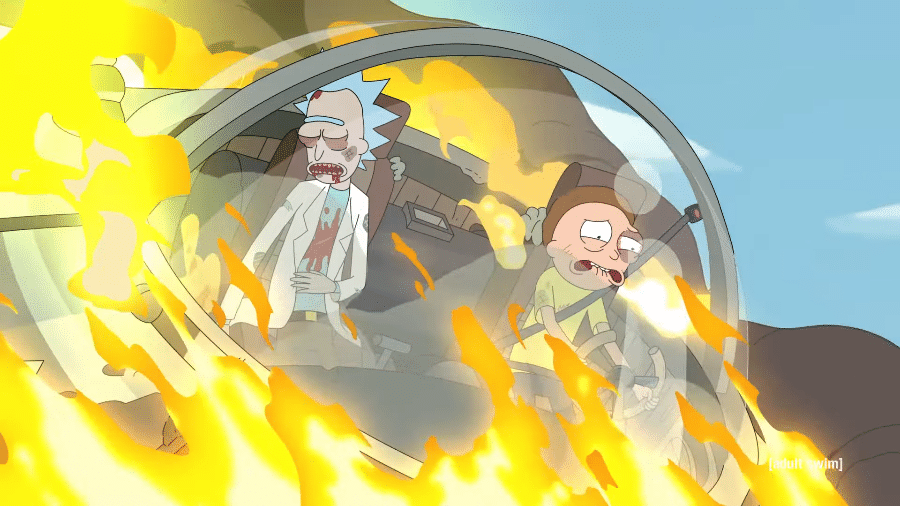 Cena do trailer da quinta temporada de "Rick and Morty" - Reprodução/YouTube