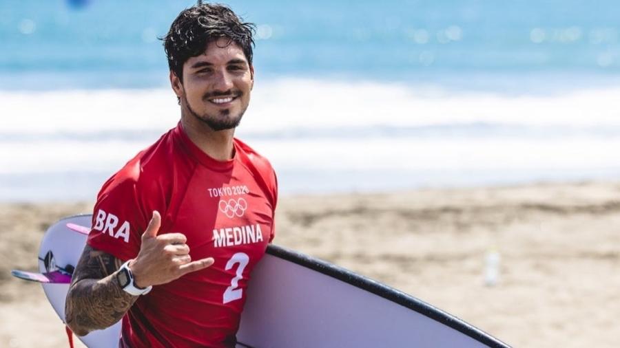 O surfista Gabriel Medina volta ao circuito mundial neste final de semana - Reprodução/Instagram