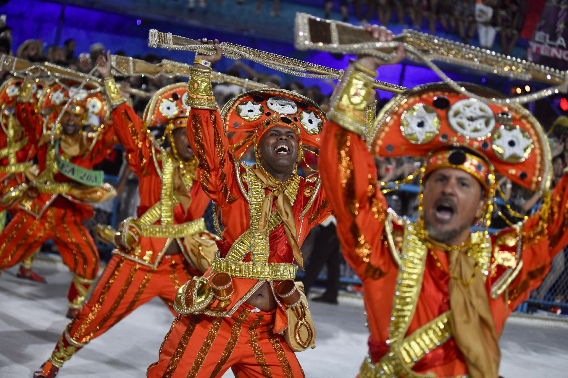 Imperatriz Leopoldinense, campeã do Carnaval do Rio 2023, no Desfile das Campeãs - Lucas Landau/UOL