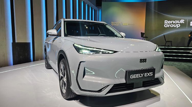 SUV elétrico EX5 será o primeiro veículo da Geely lançado no Brasil em parceria com a Renault SUV elétrico EX5 será o primeiro veículo da Geely lançado no Brasil em parceria com a Renault