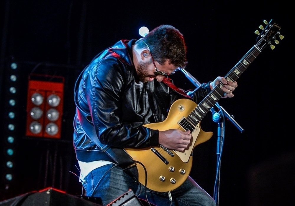 5.jul.2015 - Formada por Tatá Werneck, Maurício Meirelles, Murilo Couto, Marco Gonçalves e Nil Agra, a Banda Renatinho tocou para o público do parque do Ibirapuera, em um show gratuito, neste domingo (5). O show faz parte do festival Risadaria, que reúne nomes do stand-up comedy em uma programação que vai até dia 26 de julho. - Francisco Cepeda/AGNews-SP