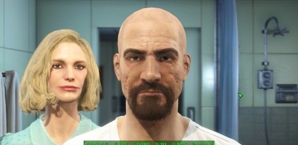 Walter e Skyler White recriados com o editor de "Fallout 4" - Reprodução
