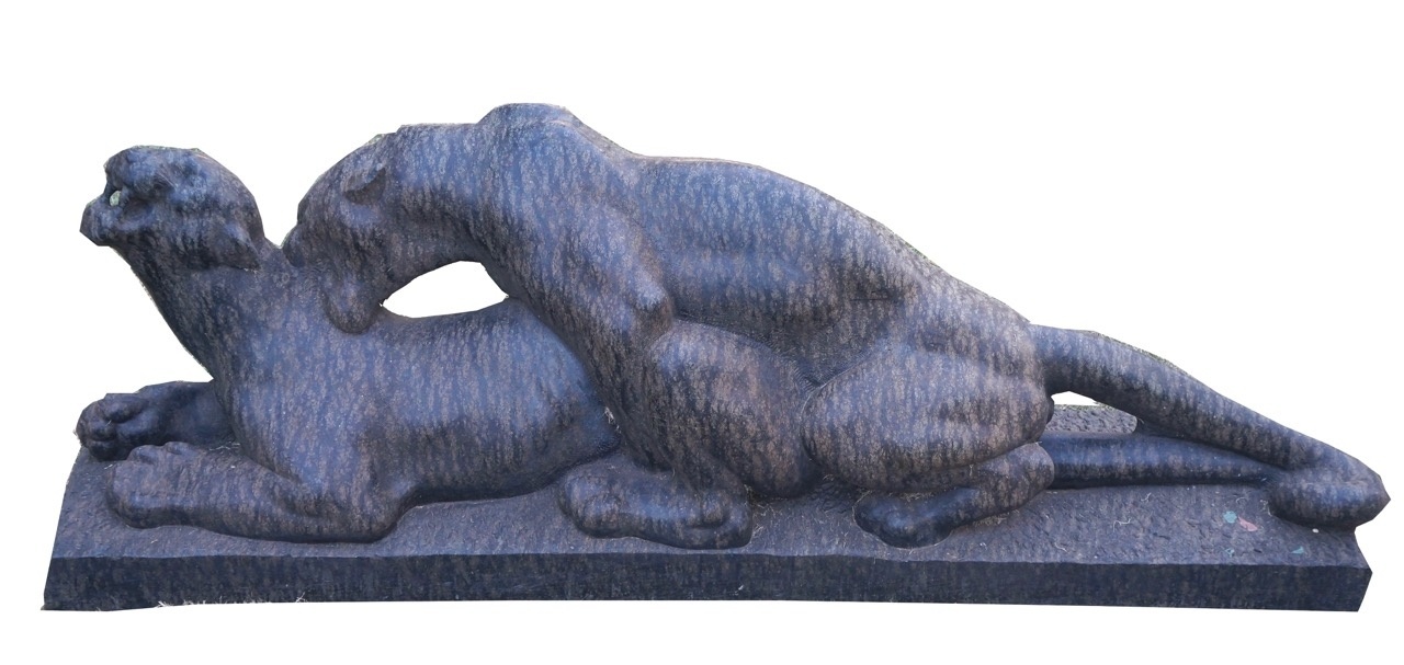 Duas Panteras (1931), Frans Mikorey, 1,60x0,37x5,59m - Divulgação