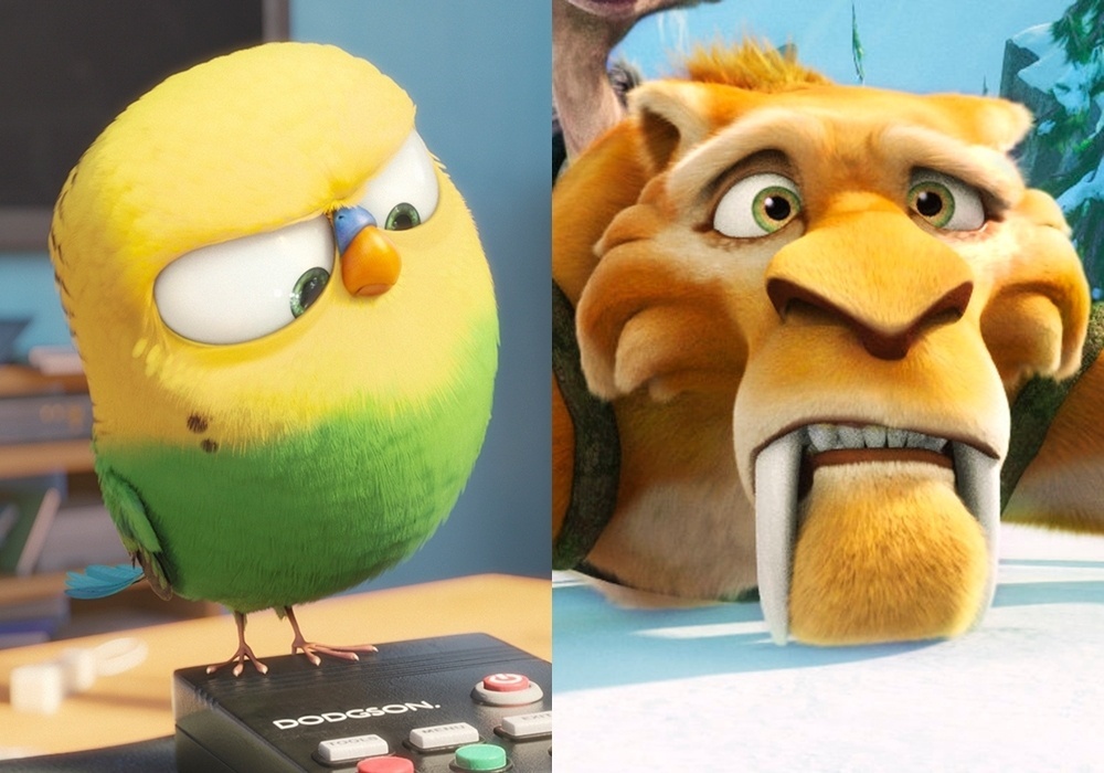 Cenas dos filmes "Pets - A Vida Secreta dos Bichos" (2016) e "A Era do Gelo" (2002) - Montagem/Reprodução