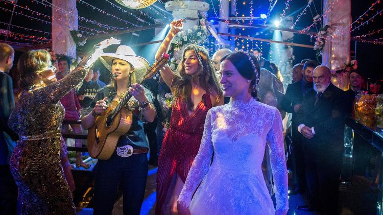 A cantora Bruna Viola durante participação especial em “O Outro Lado do Paraíso” - Raquel Cunha / TV Globo - Raquel Cunha / TV Globo