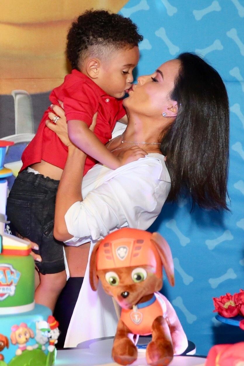 Denilson e Luciele comemoram aniversário do filho Davi, de 3 anos - Manuela Scarpa/Brazil News