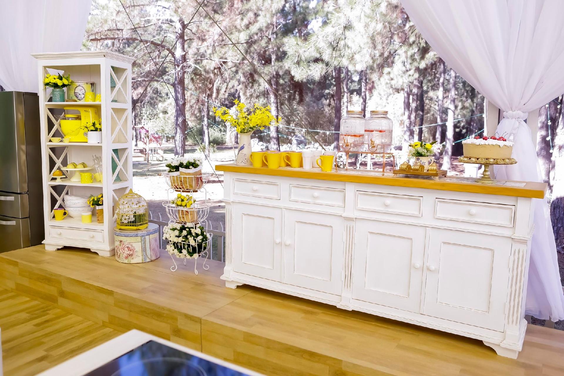 Cenário da quarta temporada do "Bake Off Brasil", reality culinário do SBT - Gabriel Cardoso/SBT