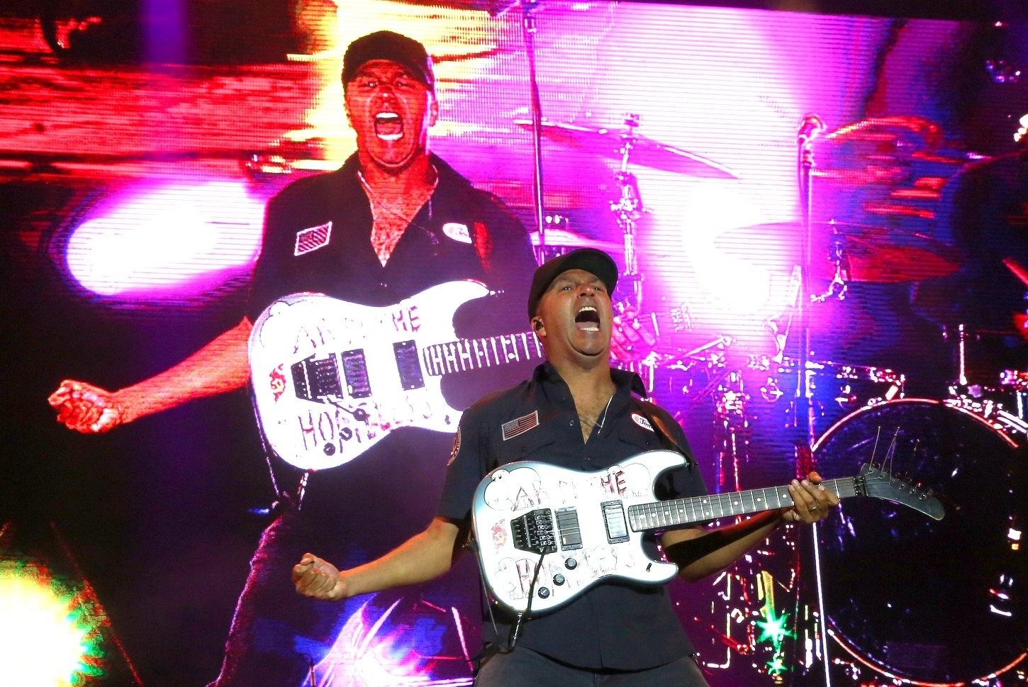 Tom Morello pede justiça para Marielle em show em Porto Alegre - Denilson Santos/AgNews