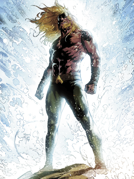 Aquaman ilustrado pelo brasileiro Robson Rocha - Reprodução/DC Comics/Entertainment Weekly