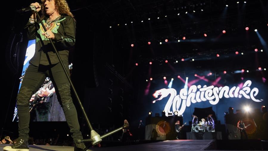 David Coverdale comandou o show do Whitesnake na noite deste sábado (21) no festival Rockfest, no Allianz Parque - Flavio Moraes/UOL