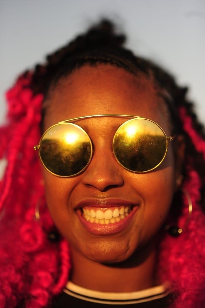 Os retratos da galera do Rock in Rio nesse sábado - Bruna Prado/ UOL