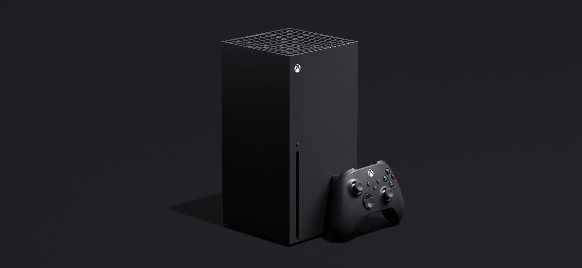 O Xbox Series X adota um design diferente da maioria dos consoles: em formato "caixa", ele se aproxima de uma torre de computador - Divulgação/Microsoft