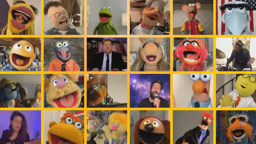 Muppets cantam Beatles na TV - Reprodução/YouTube