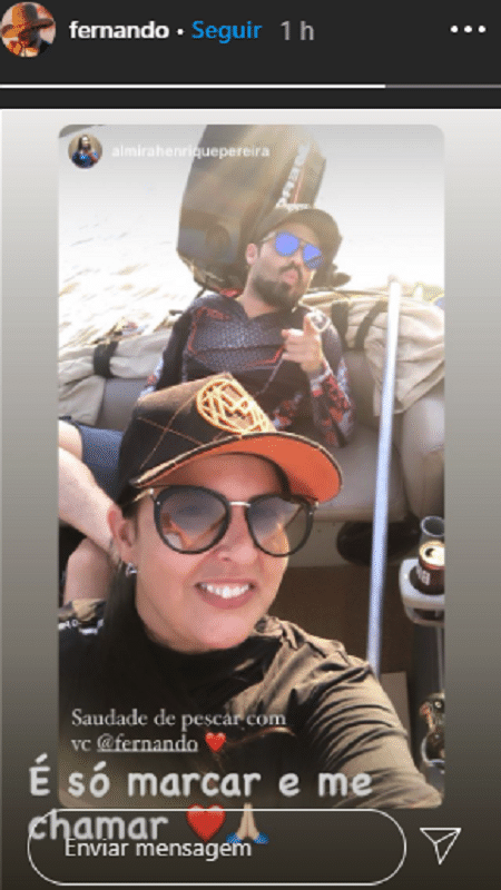 Fernando posa em clique com ex-sogra - Divulgação/Insatagram - Divulgação/Insatagram