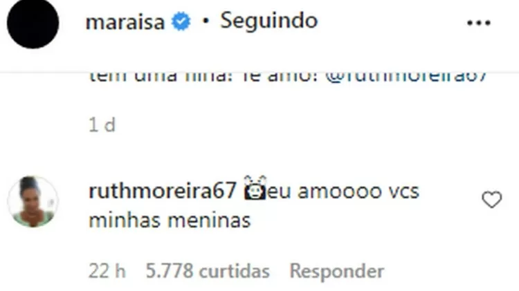 Mãe de Marília Mendonça responde Maraisa  - Reprodução: Instagram - Reprodução: Instagram