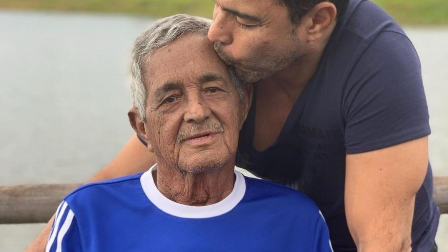 Zezé Di Camargo e o pai, Francisco José de Camargo - Reprodução/Instagram