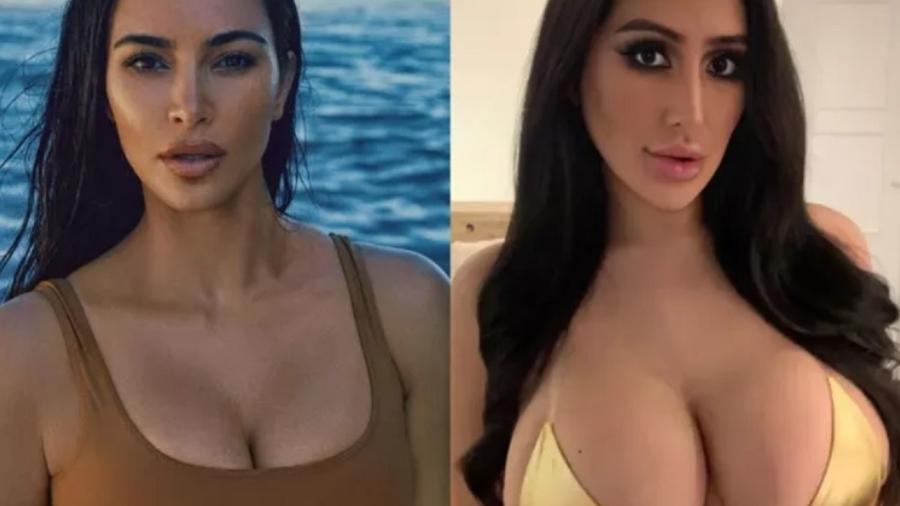 Cherri Lee fez cirurgias para parecer Kim Kardashian - Reprodução: Instagram