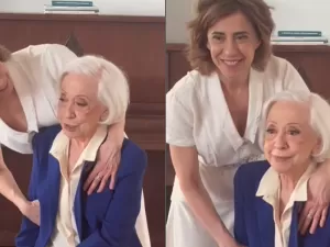 Fernanda Torres posa com a mãe, Fernanda Montenegro e celebra o Natal