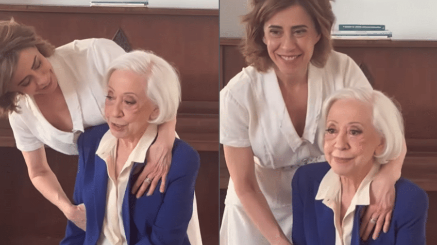 Fernanda Torres posta vídeo ao lado da mãe, Fernanda Montenegro