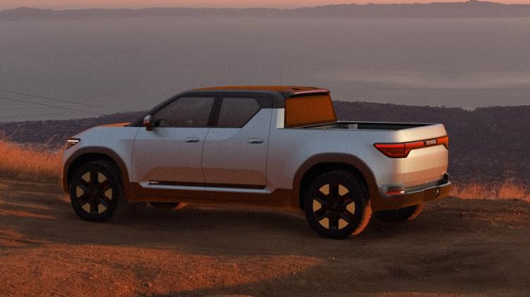 Conceito de picape intermediária da Toyota foi revelado pela marca no ano retrasado Conceito de picape intermediária da Toyota foi revelado pela marca no ano retrasado