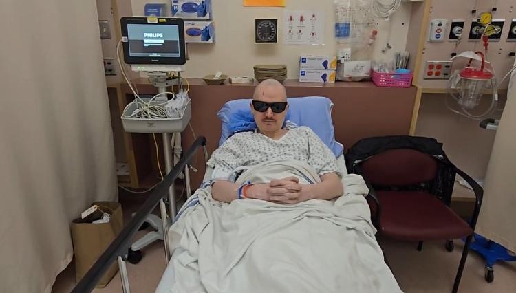 Brent Chapman, em seu pós-operatório