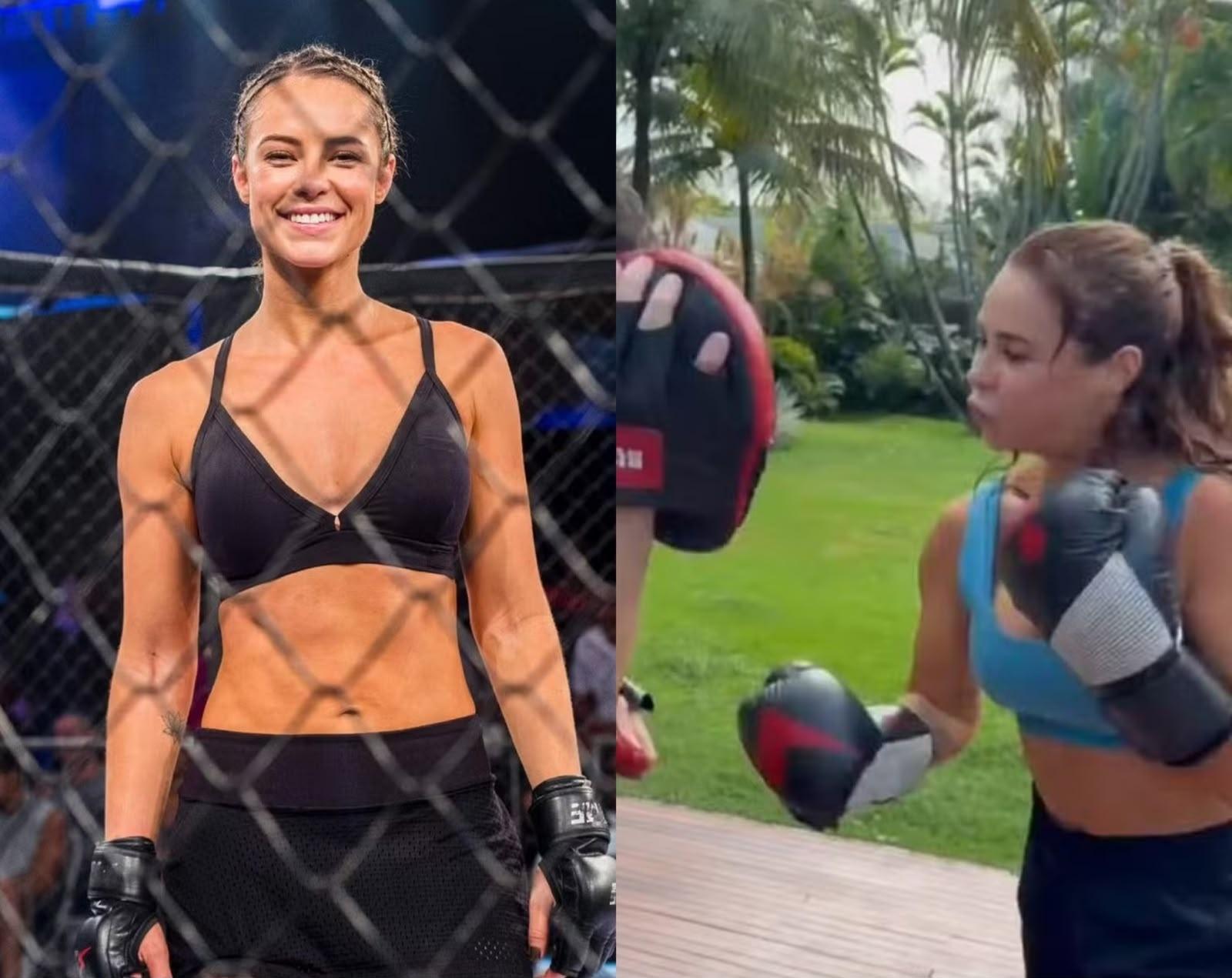 Paolla Oliveira mostra treino intenso de boxe - undefined