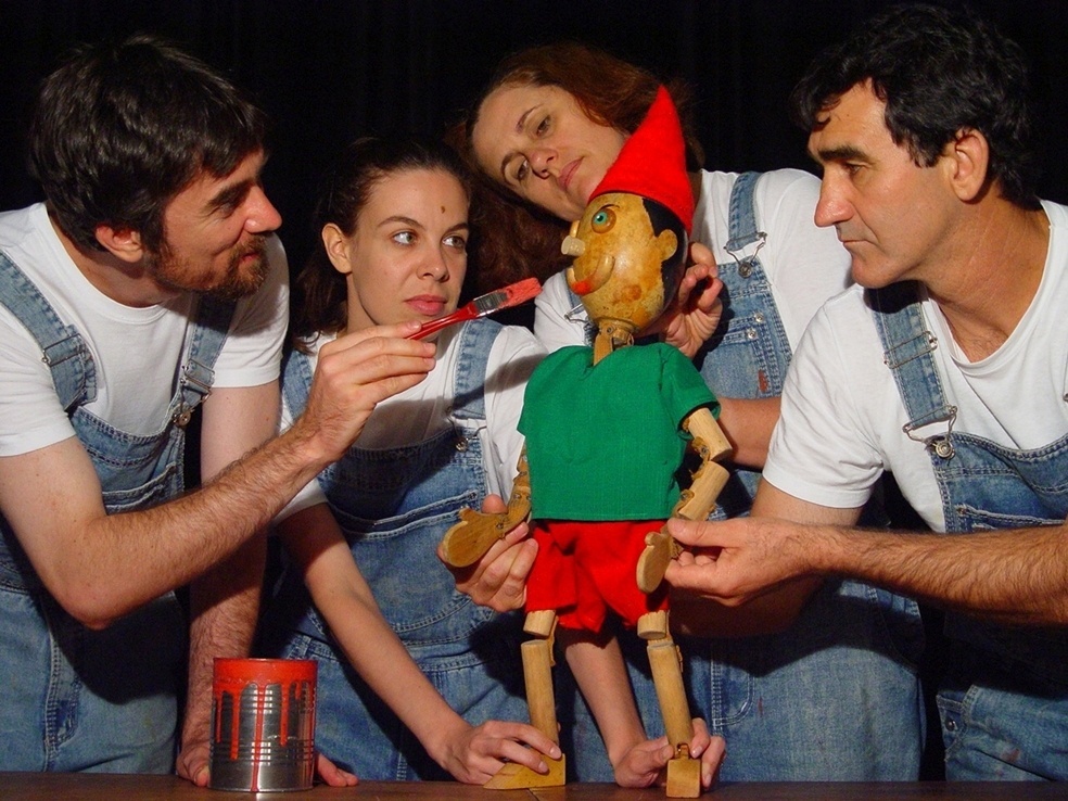 Peça infantil "Pinóquio Etc e Tal" do grupo Teatro Por Um Triz - Thiago de Mello