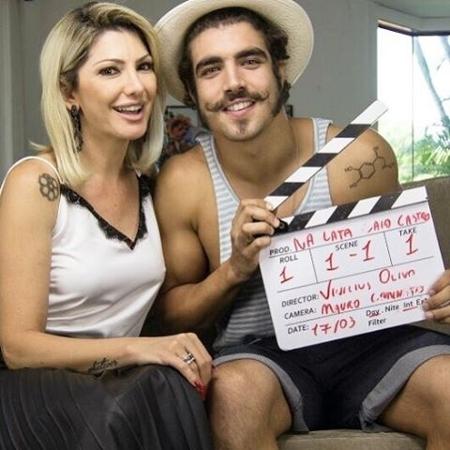 Antônia entrevistou Caio Castro para seu canal no YouTube, o "Na Lata" - Reprodução/Instagram