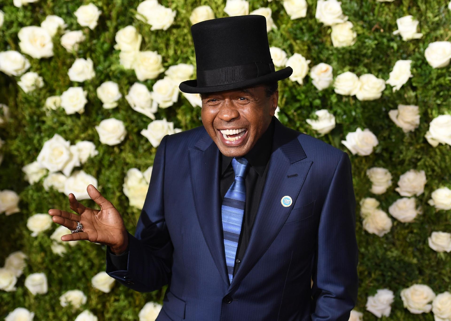 Ben Vereen posa para fotos no tapete vermelho no Radio City Music Hall, em Nova York, para a premiação do Tony Awards - Angela Weiss/AFP