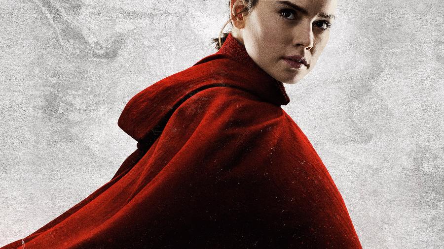 Rey (Daisy Ridley) de "Star Wars: Os Ùltimos Jedi" - Divulgação/Disney