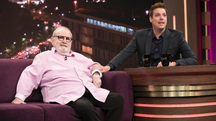 Jô Soares participa do "Programa do Porchat", na Record - Edu Moraes/TV Record - Edu Moraes/TV Record