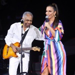 Ivete Sangalo e Gilberto Gil em inauguração de novo espaço no Allianz Parque, em São Paulo - Manuela Scarpa/Brazil News