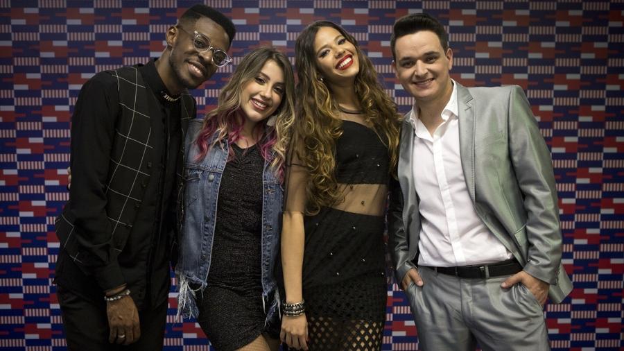 Kevin Ndjana, Isa Guerra, Erica Natuza e Léo Pain, os finalistas do "The Voice Brasil" - Isabella Pinheiro/Gshow