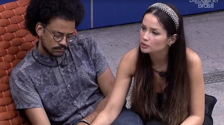 BBB 21: Juliette fala para Camilla e João que Projota foi bobo - Reprodução/ Globoplay - Reprodução/ Globoplay