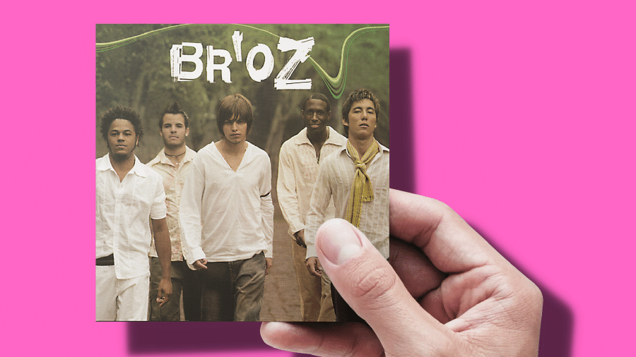 Capa do álbum "Br"Oz" - Montagem 