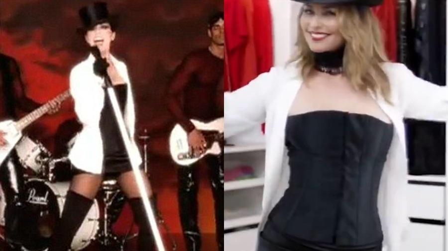 Shania Twain vestiu a mesma roupa do clipe de "Man! I Feel Like a Woman" - Reprodução/Instagram