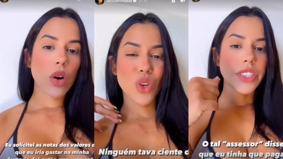 Ex-BBB Larissa Tomásia diz ter sofrido tentativa de golpe  - Reprodução/Instagram